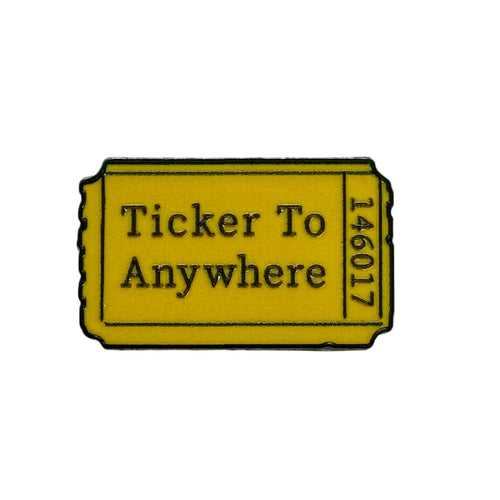 3D Sticker mobile New Ticket to Anywhere Code:124