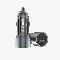 BWOO Dual-Port Aluminum Alloy Car Charger