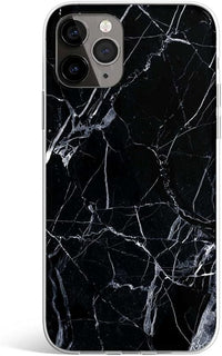 Stylish Black and White Marble Phone Case