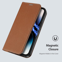 DUX DUCIS Case with Card Holder Premium Flip Leather Magnetic Wallet