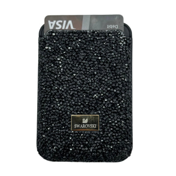 Swarovski Black Glitter Card Case ( Wallet )