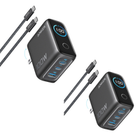 Anker Charger (100W, 3 Ports, Smart Display