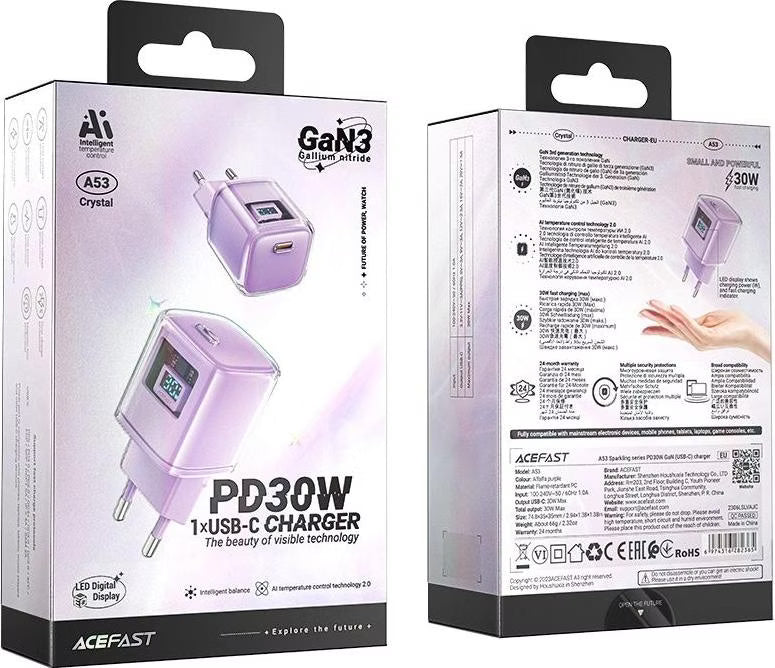 ACEFAST A53 Sparkling series PD30W GaN (USB-C)