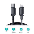 Joyroom S-A14 30W Fast Charging Cable Type-C to Lightning Data & Power Cable
