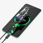 BWOO Dual-Port Aluminum Alloy Car Charger