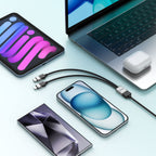 BWOO PD 100W USB-C Cable 2 in 1(USB-C + Lightning)