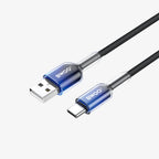 BWOO 15W USB-A to Type-C Nylon Braided Cable 1m