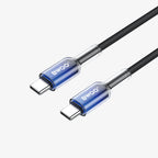 BWOO 65W Type-C to Type-C Nylon Braided Cable 1m