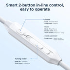 JR-EW02 3.5MM Wired Series In-Ear Wired Earbuds