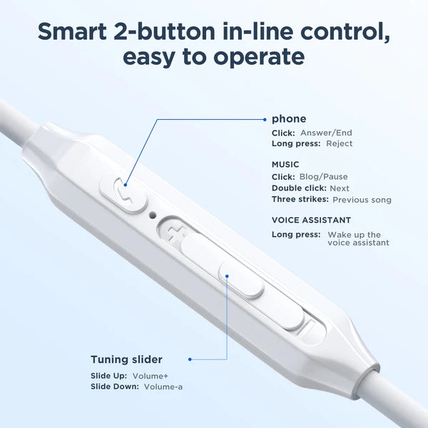 JR-EW02 3.5MM Wired Series In-Ear Wired Earbuds