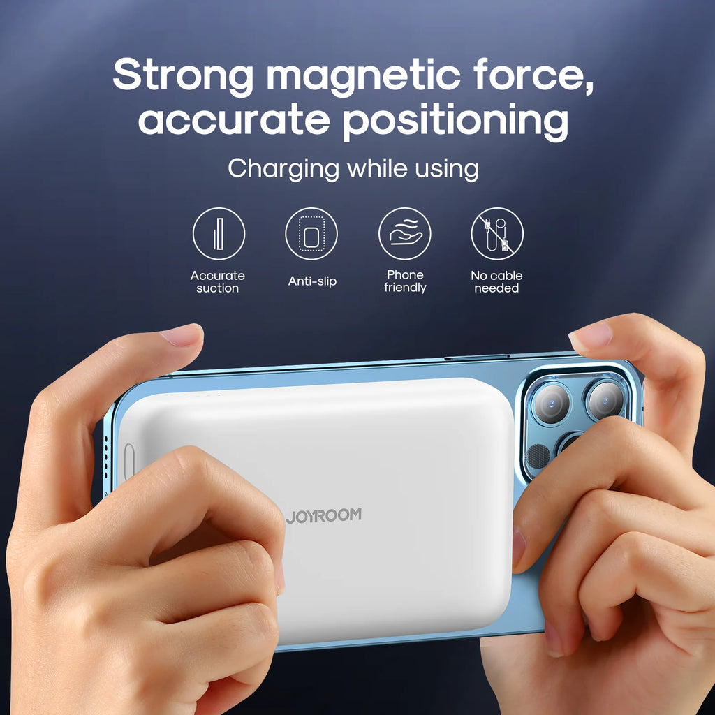 JR-W020 20W Mini magnetic wireless power bank