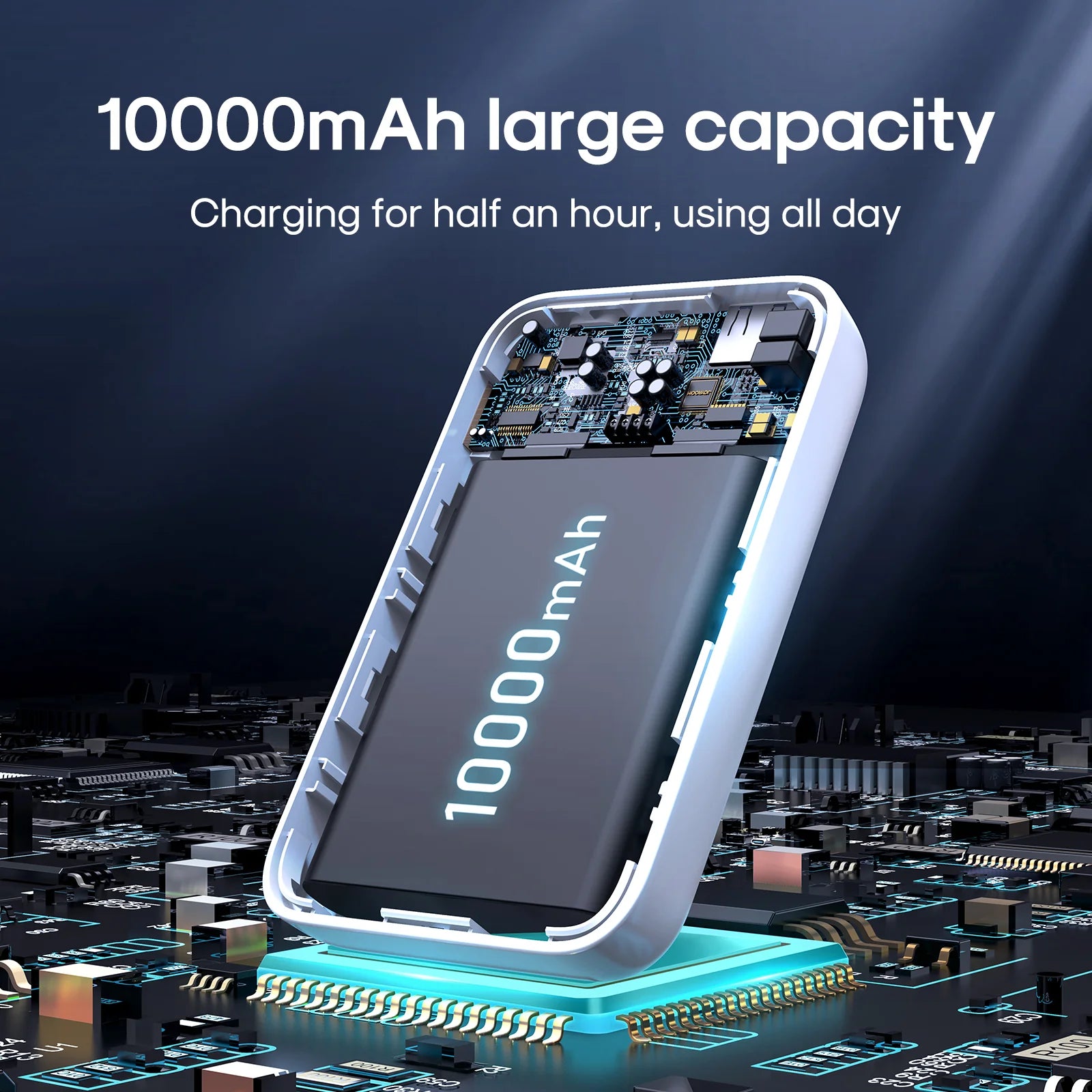 JR-W020 20W Mini magnetic wireless power bank