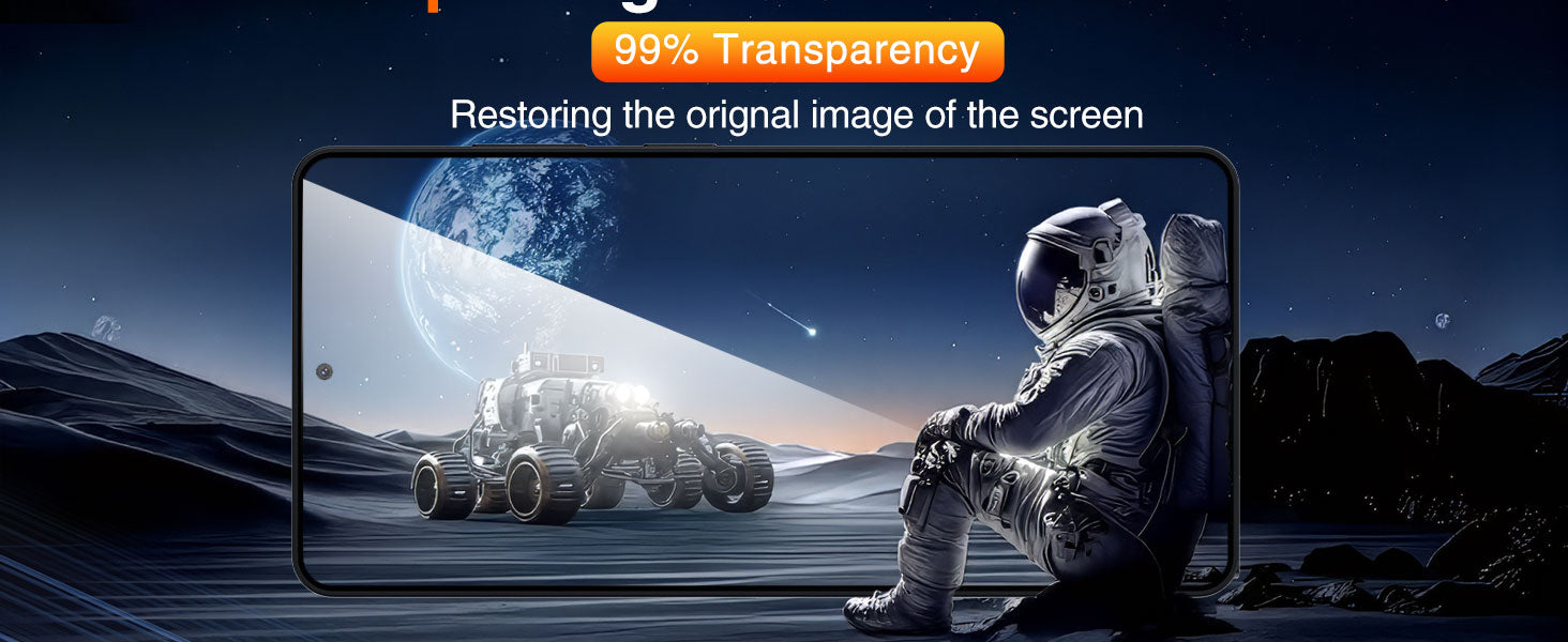 Kuzoom Samsung S26 Compatible Hd 9D Fingerprint Resistant Tempered Glass Screen Protector