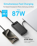 Anker Power Bank 20,000mAH 87W