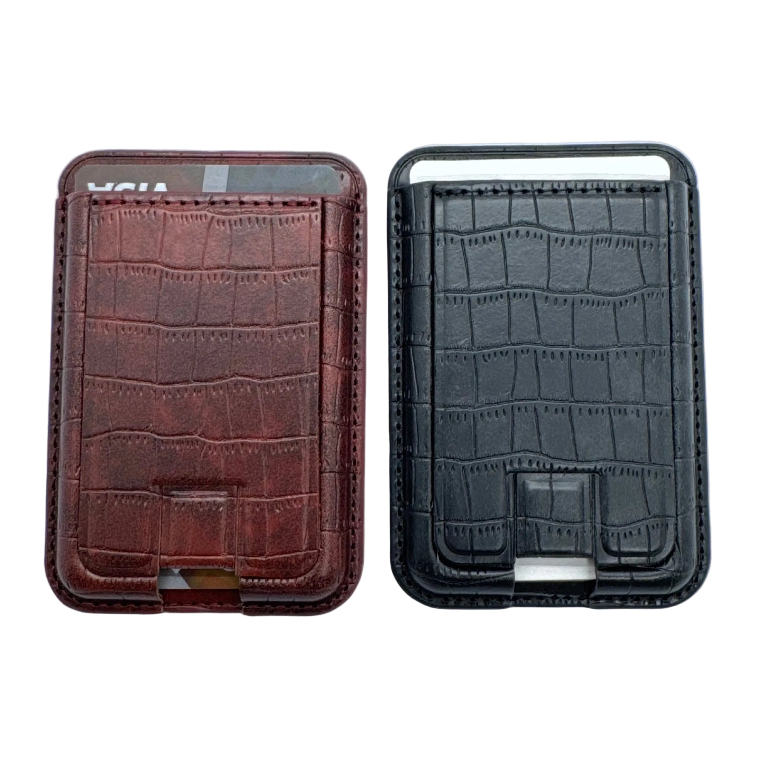 MagSafe leather wallet with stand ( card case)