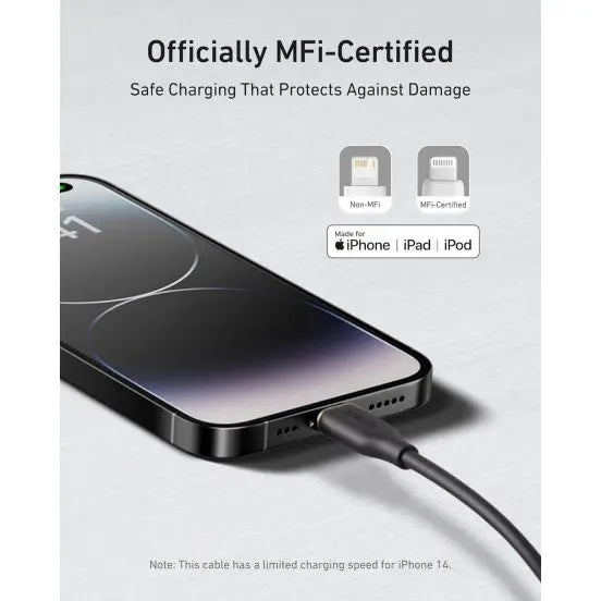 Anker PowerLine III Flow USB-A to Lighting Cable 6Ft