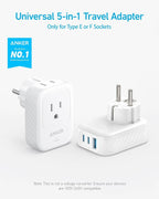 Anker 5-in-1 travel adapter