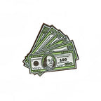 3D Sticker mobile Dollar Bills Metal   Code:135
