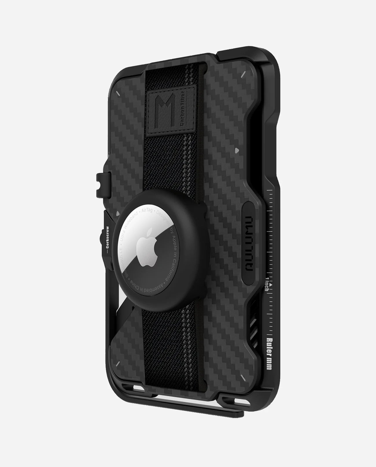 Multi-Tool Magnetic Metal Wallet | Carbon Fiber Cover