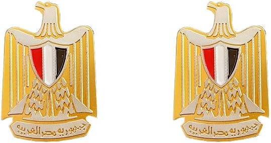 3D Sticker mobile (Egypt Eagle Flag Metal Decal    Code:228