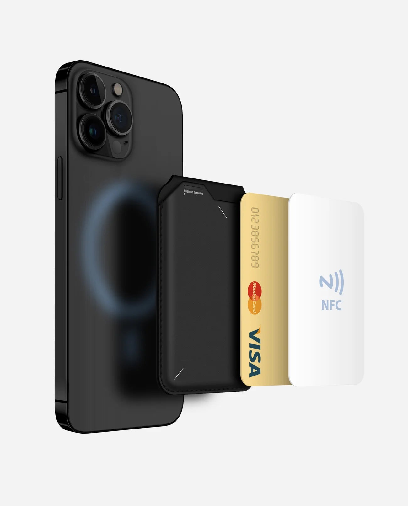 Magnetic Flip Wallet & Stand
