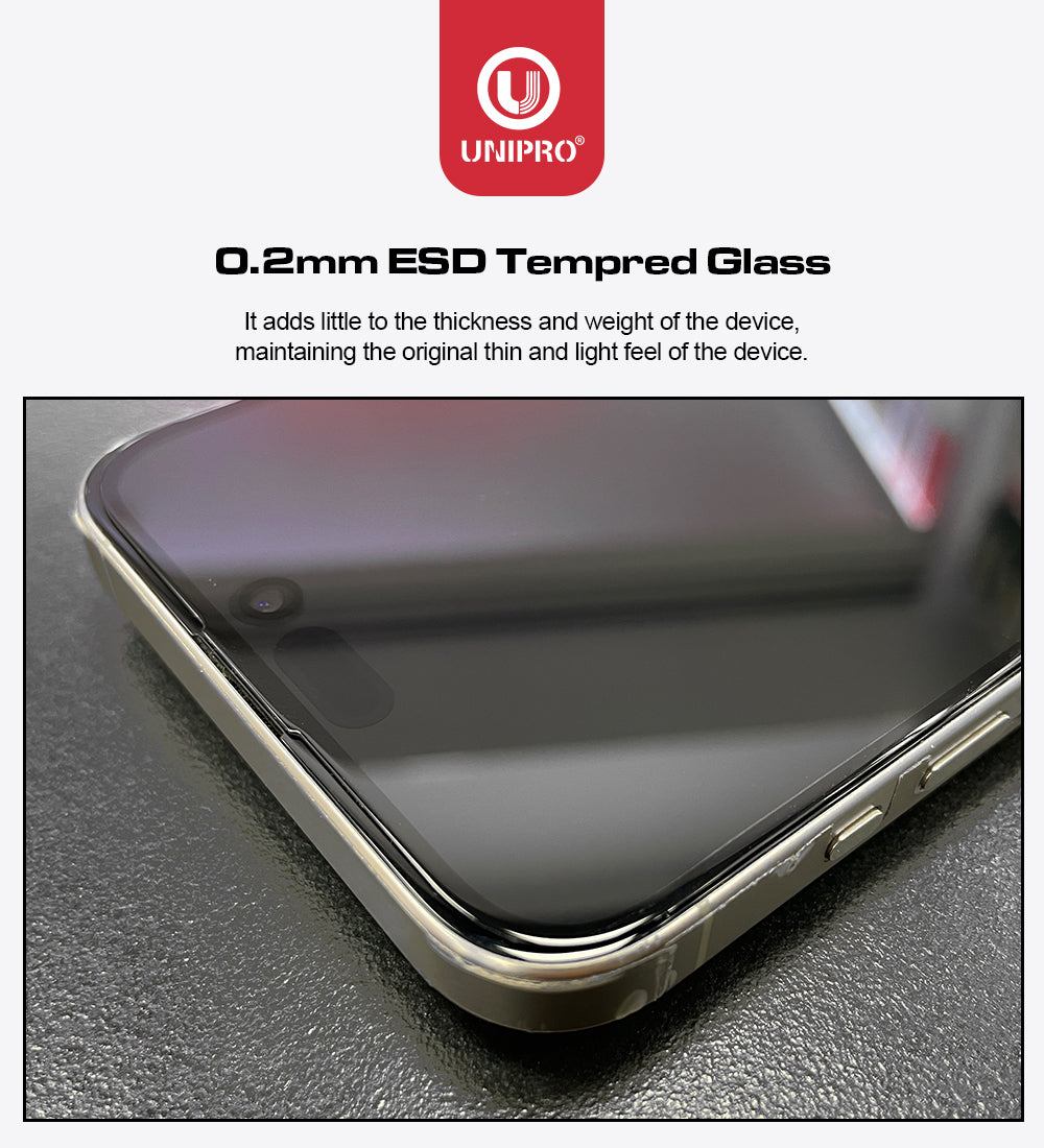 UNIPRO Anti-Static ESD 0.2mm Glass