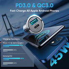 Joyroom C-A35 45W Mini Metal Pull Ring Car Charger