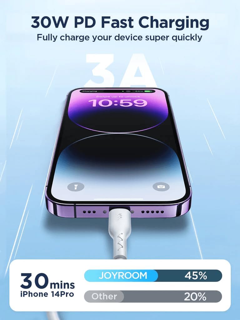 Joyroom SA26-CL3 Flash-Charge Series 30W Type-C to Lightning Fast Charging Data Cable