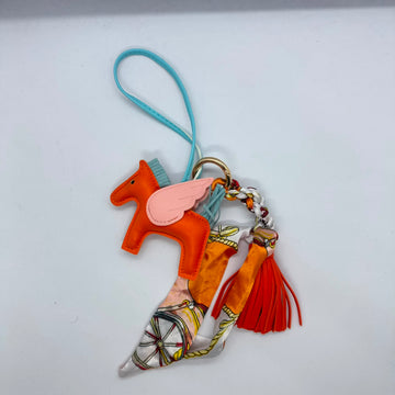 Winged Pony Leather Charm