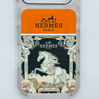 Hermès Art Edition MagSafe Compatible Case with Integrated Camera Ring Stand.