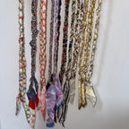 Silk Wrapped Chain Strap