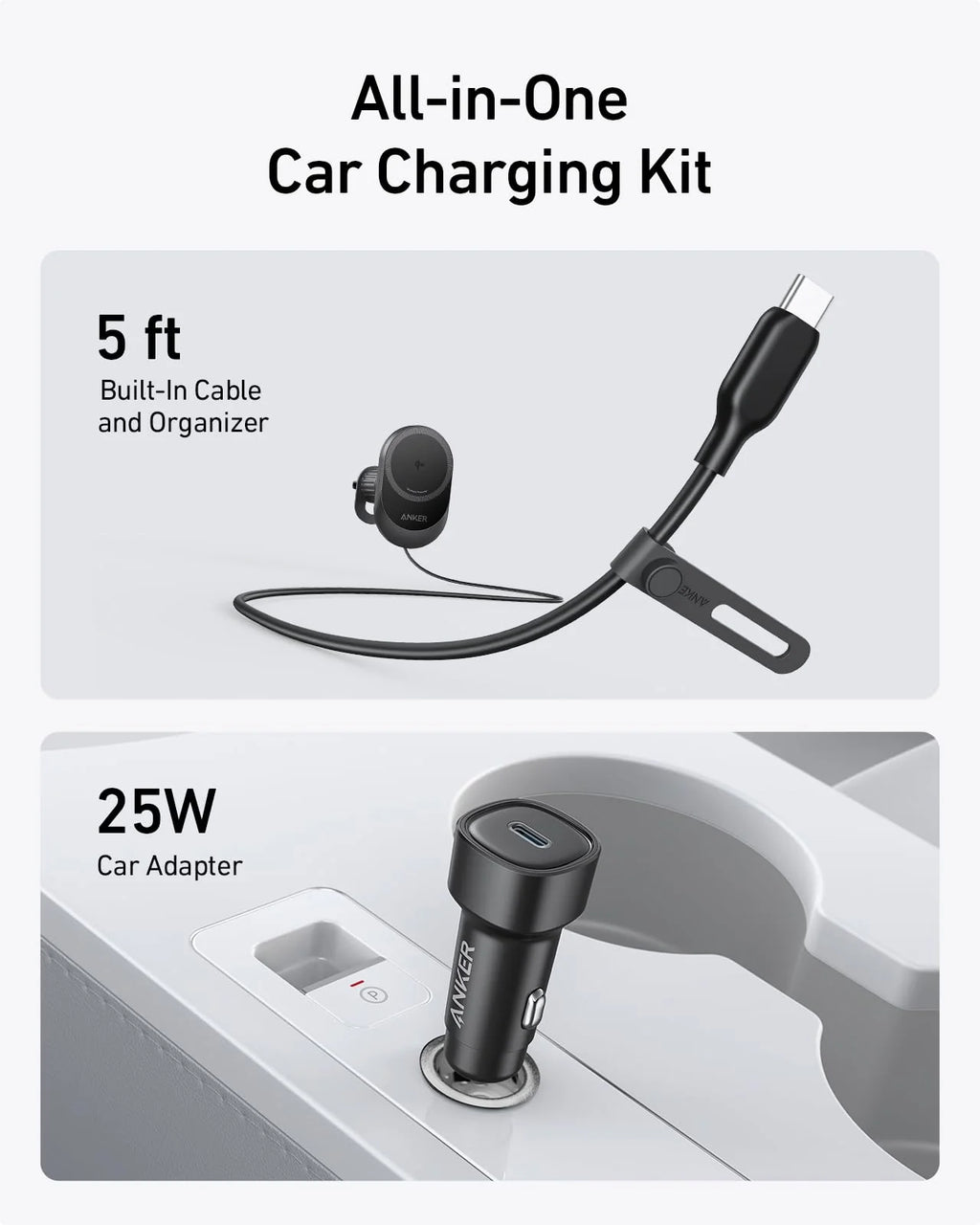 Anker MagGo Wireless Car Charger