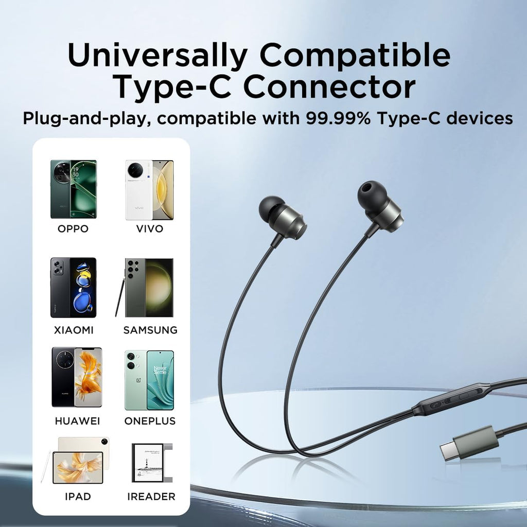 Joyroom JR-EC06 TYPE-C Series In-Ear Metal Wired Earbuds