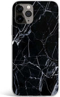 Stylish Black and White Marble Phone Case