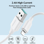 S-A9 USB-A to Lightning 3A Fast Charging Data Cable