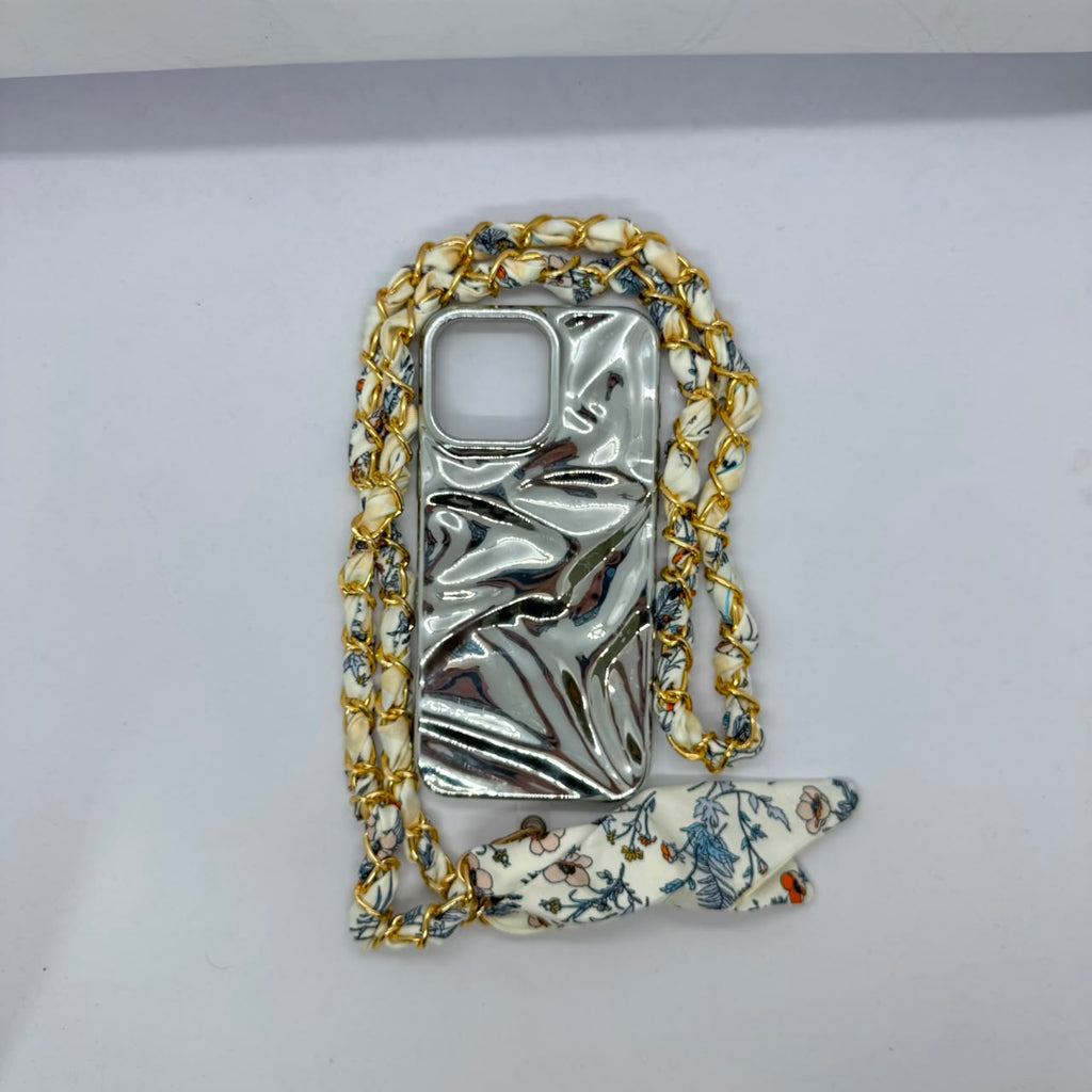 Silk Wrapped Chain Strap