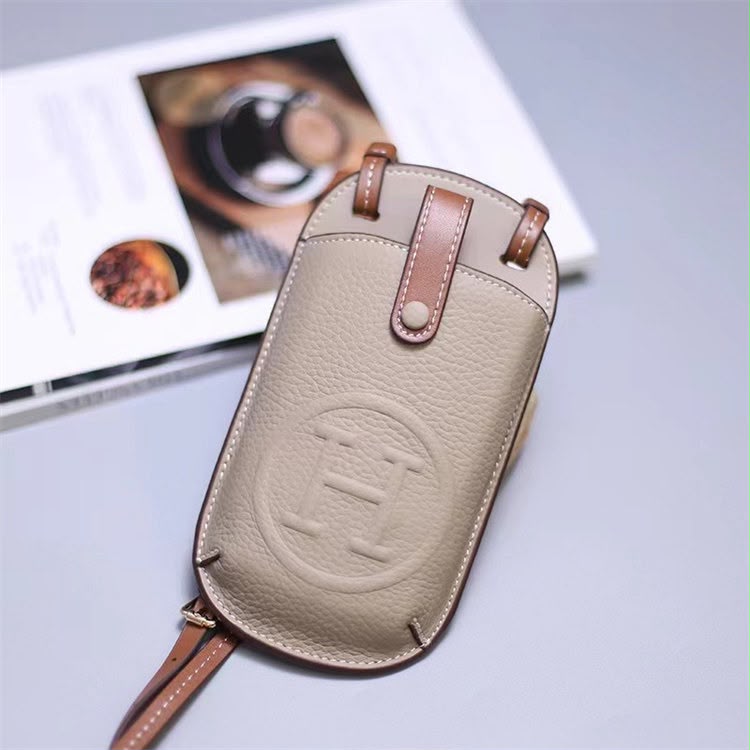 Crossbody Leather Phone Pouch