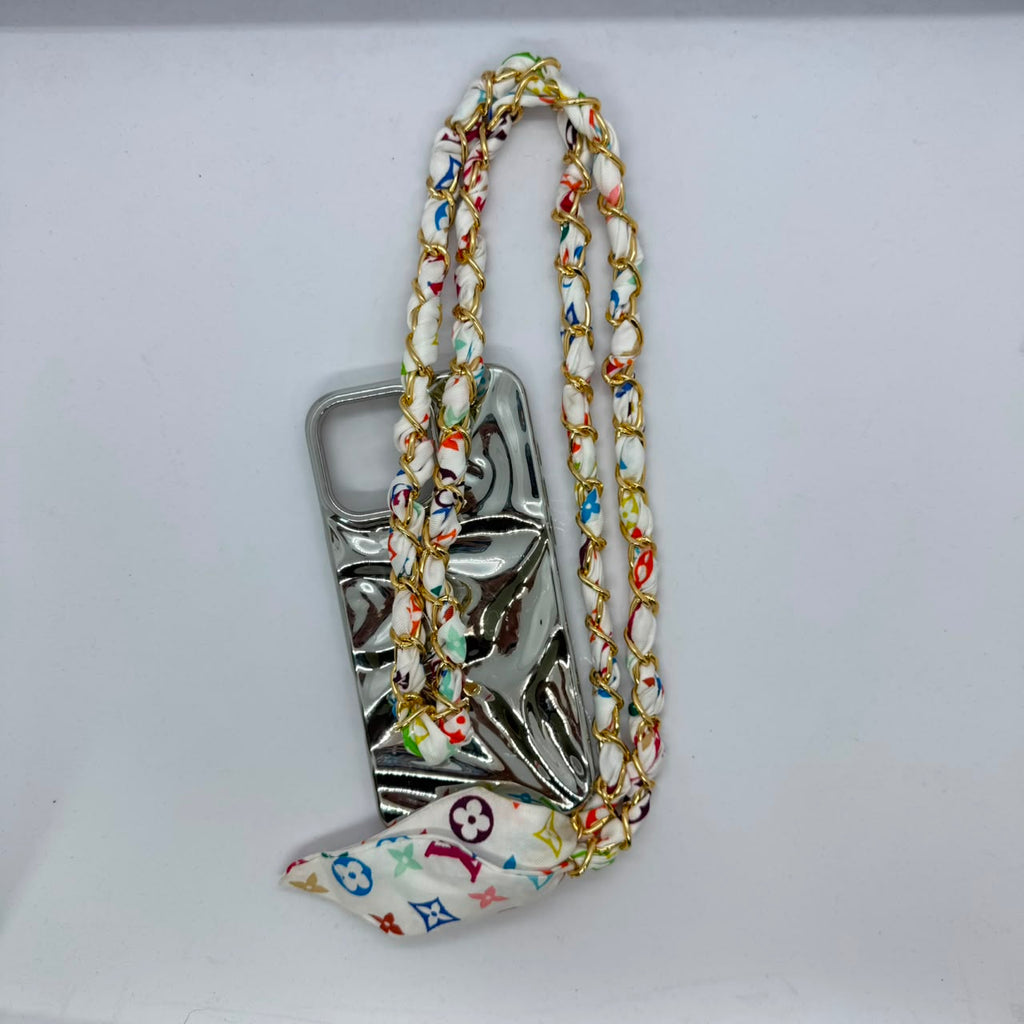 Silk Wrapped Chain Strap