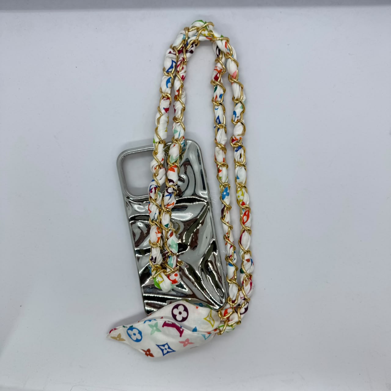 Silk Wrapped Chain Strap