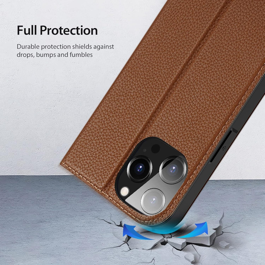 DUX DUCIS Case with Card Holder Premium Flip Leather Magnetic Wallet