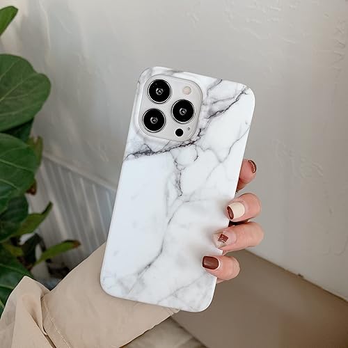 Stylish Black and White Marble Phone Case