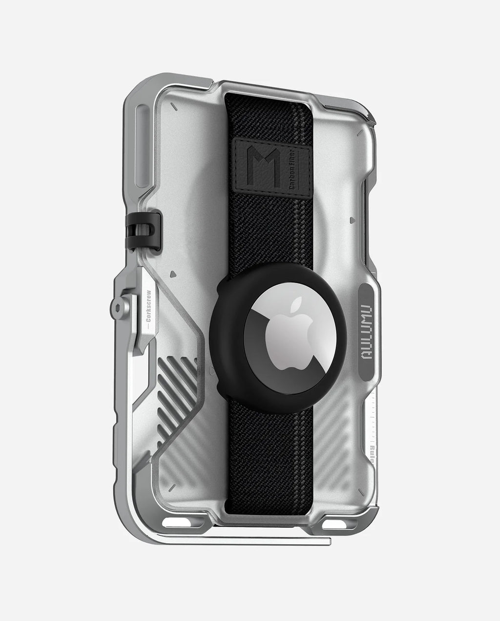 Multi-Tool Magnetic Metal Wallet | Frosted Cover