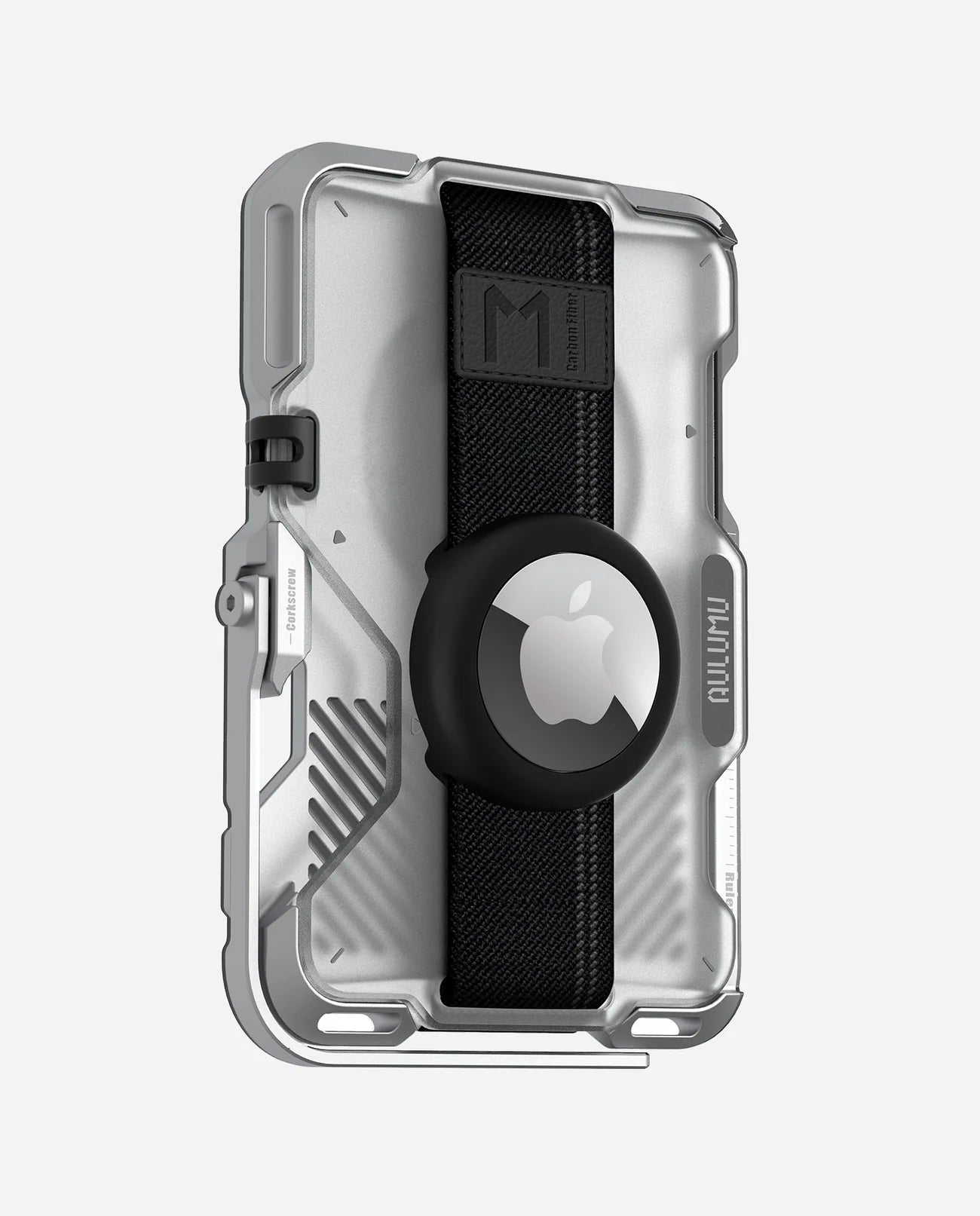 Multi-Tool Magnetic Metal Wallet | Frosted Cover