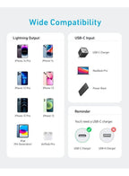 Anker Braided USB-C to Lightning Cable 0.9M A81A5