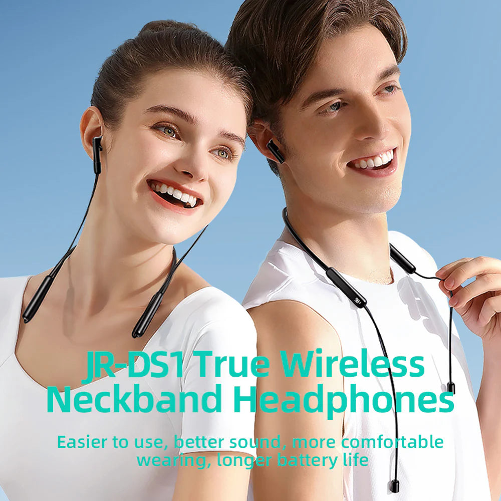 JR-DS1 Magnetic True Wireless Neckband Headphones