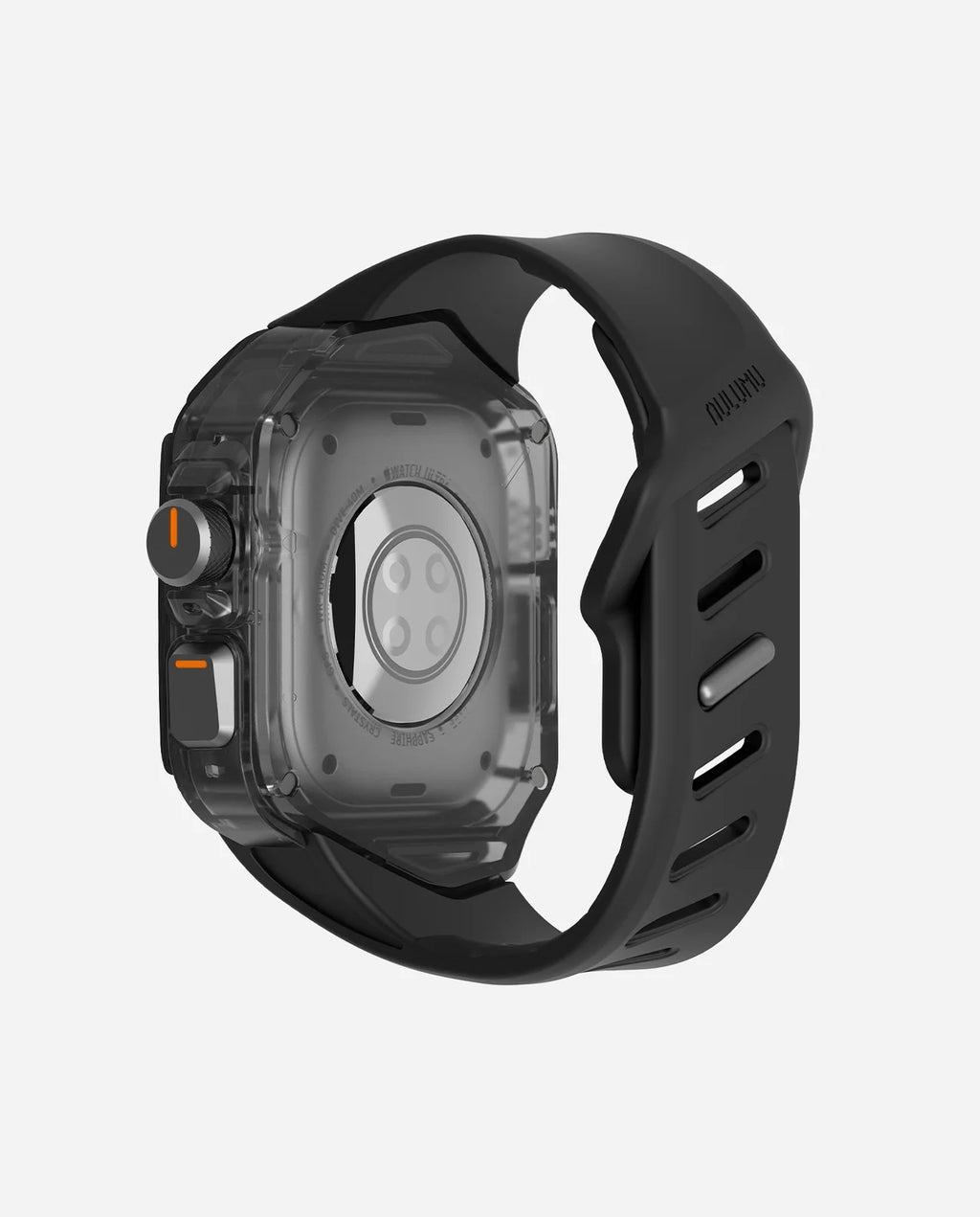 A01 Case with Band for Apple Watch Ultra 1/2/3 | Carbon Fiber Cover | FKM Band
