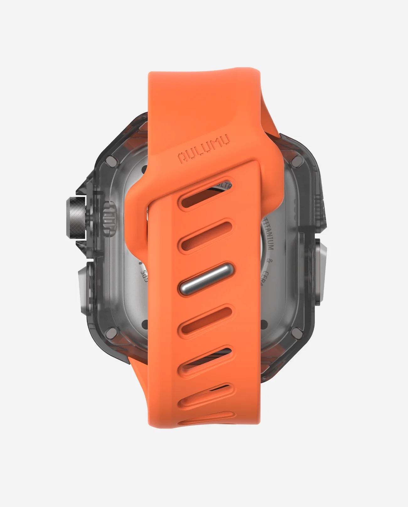A01 Case with Band for Apple Watch Ultra 1/2/3 | Titanium Cover | FKM Band