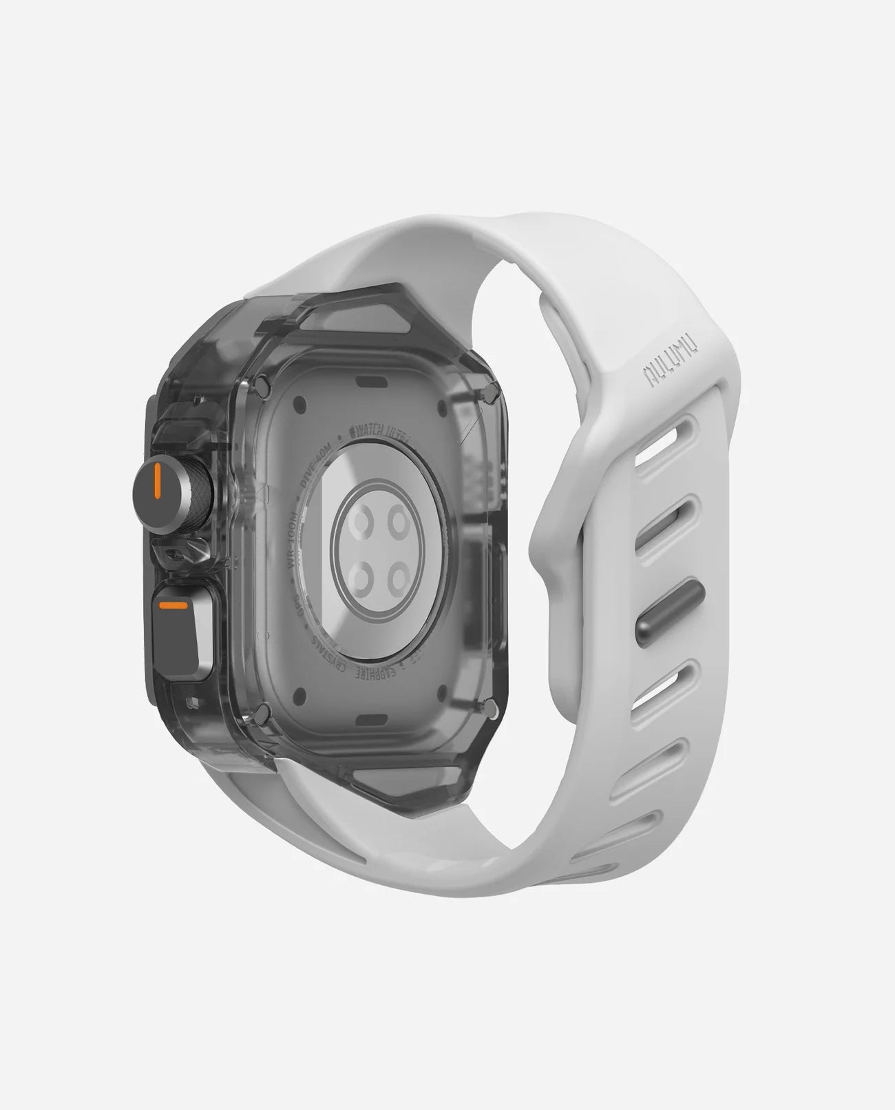 A01 Case with Band for Apple Watch Ultra 1/2/3 | Titanium Cover | FKM Band