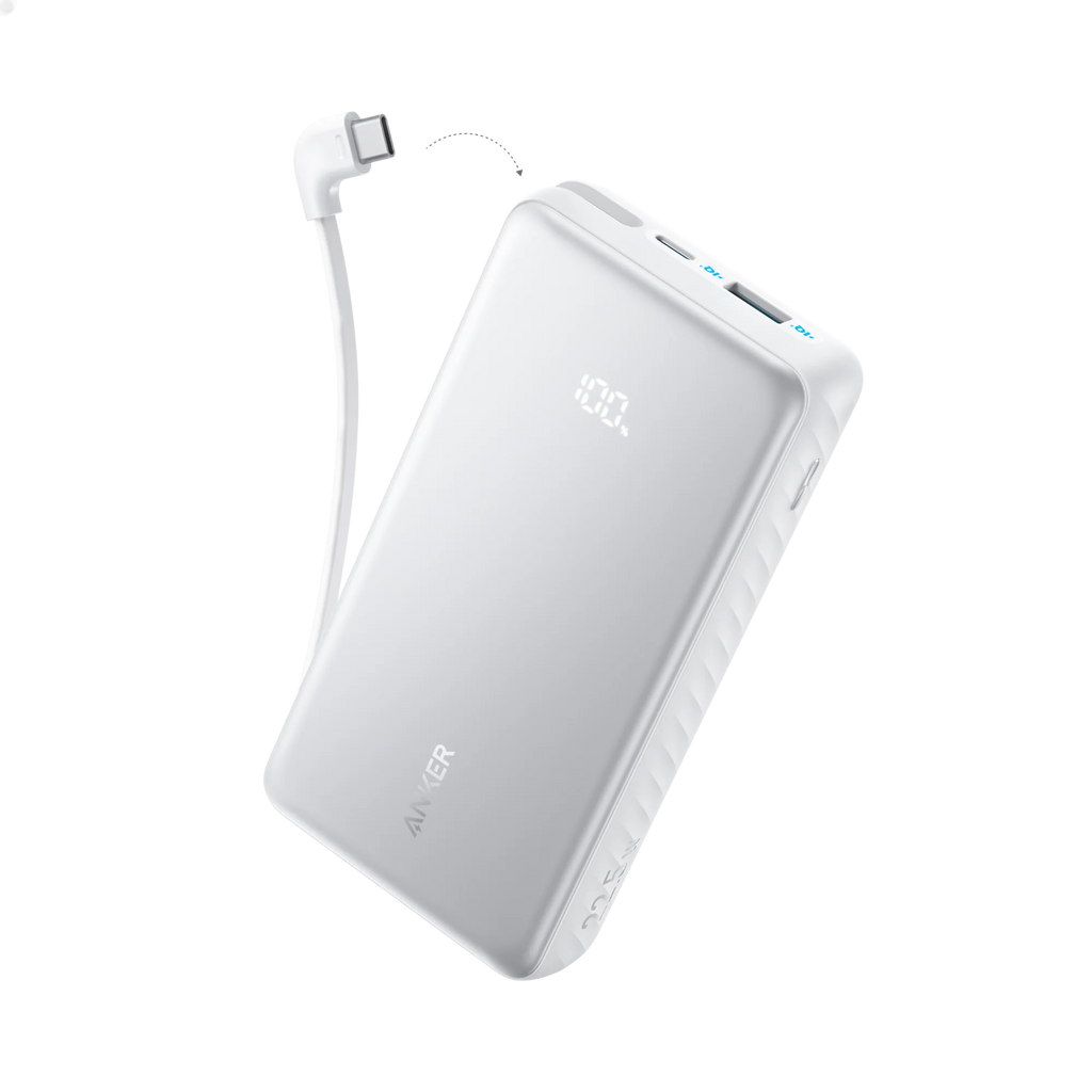 Anker Zolo Power Bank (20K, 22.5W, Built-In USB-C Cable)