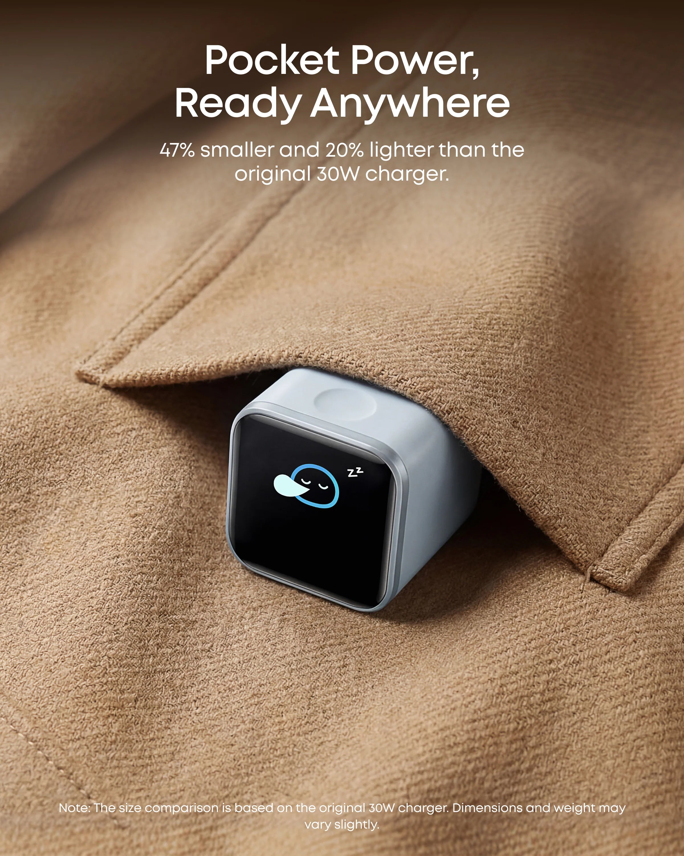 Anker Nano 45W Smart Display Charger